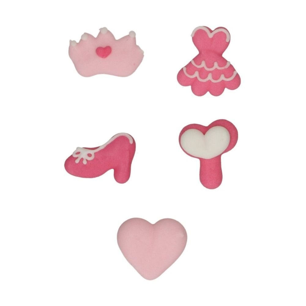 Princess Sugar Decorations Set Of 8