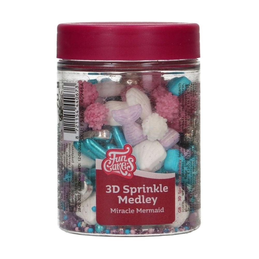 Miracle Mermaid 3D Sprinkle Medley 70g