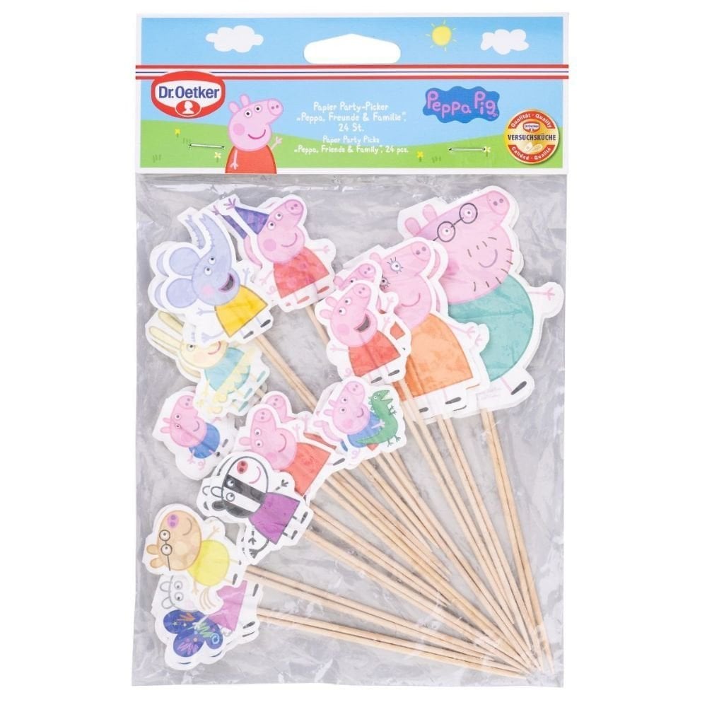 Peppa Pig & Friends Cupcake Toppers Pack Of 24