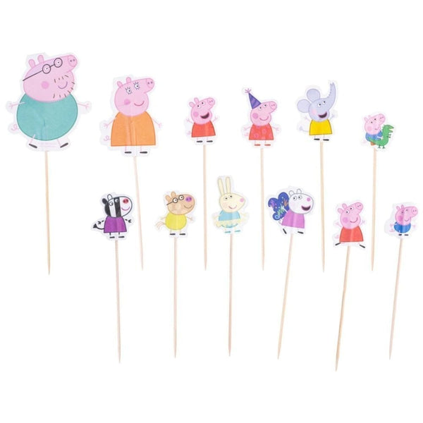 Peppa Pig & Friends Cupcake Toppers Pack Of 24