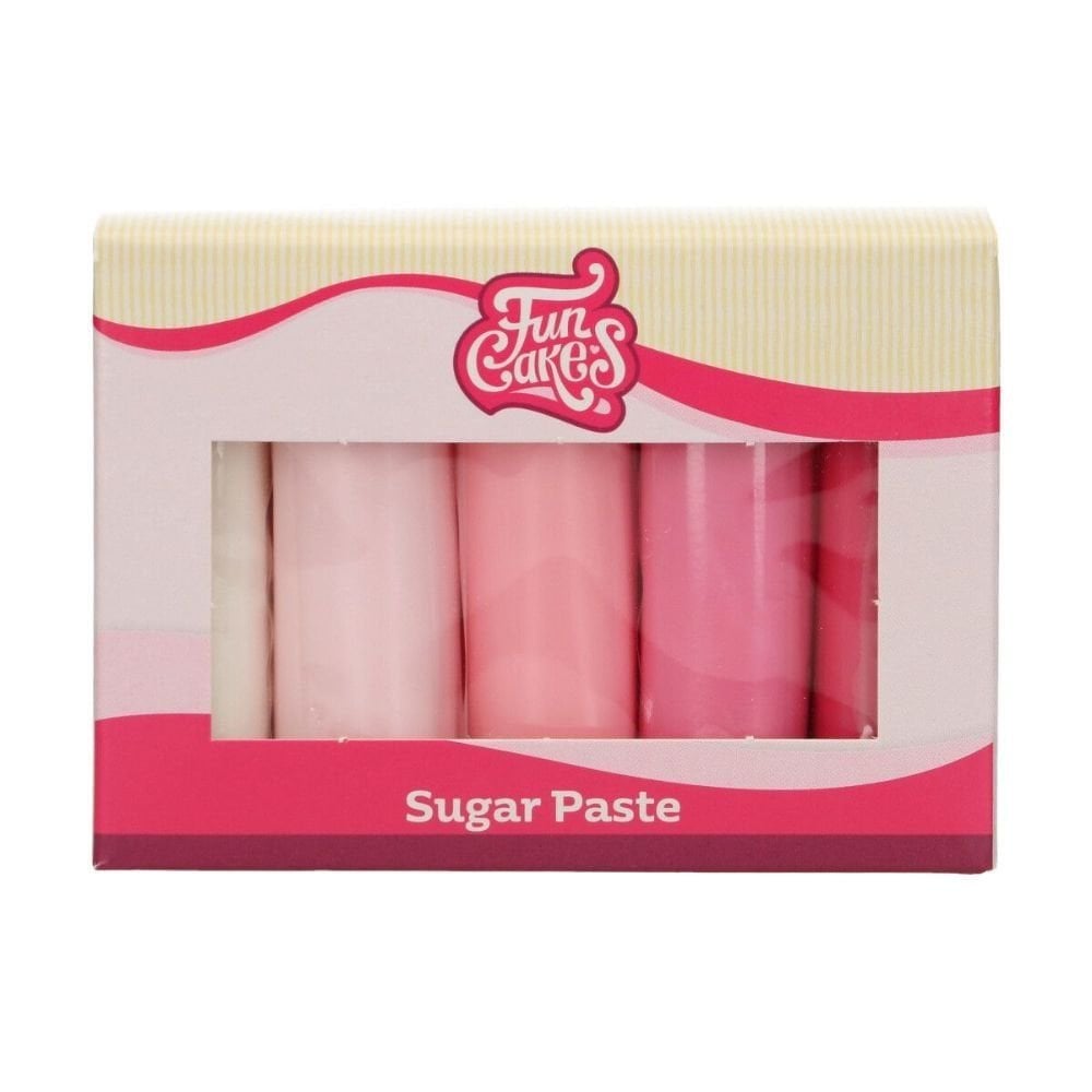 Pink Colour Palette Sugarpaste Multipack 5 x 100g