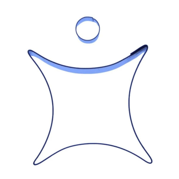 Pattern No.1 Set Of 2 Stainless Steel Icing Cutters