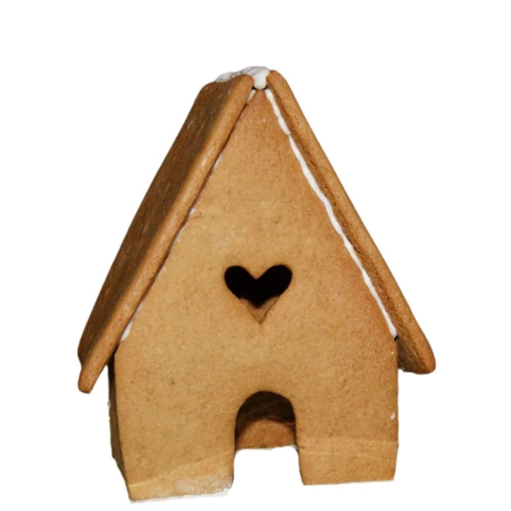 Set Of 5 Small Gingerbread House Stainless Steel Icing Cutters