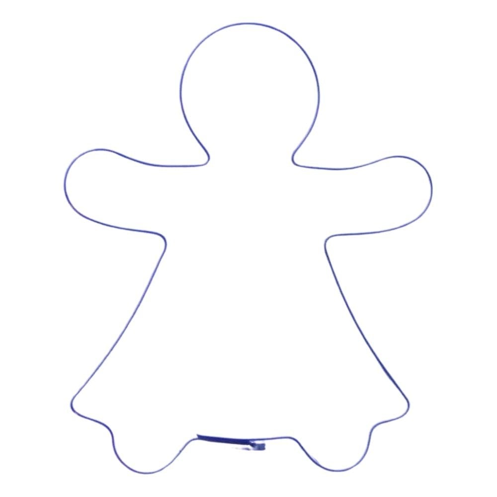 Gingerbread Lady Stainless Steel Icing Cutter