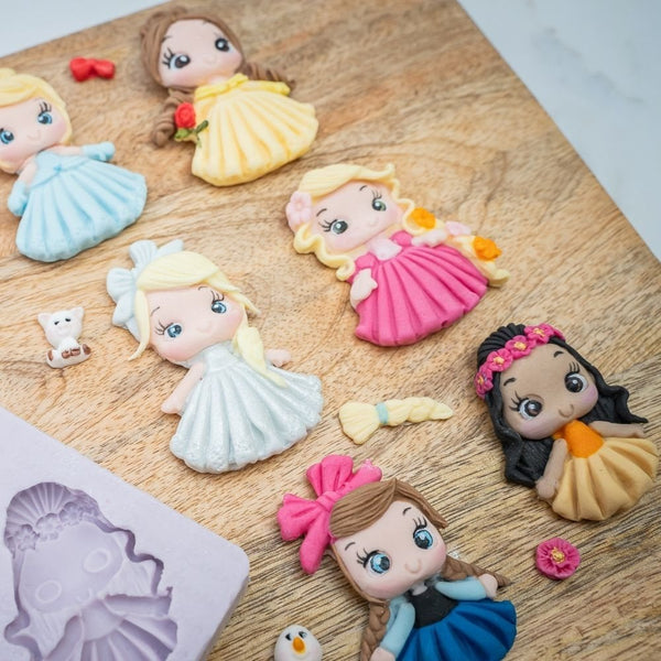 Princesses Silicone Mould