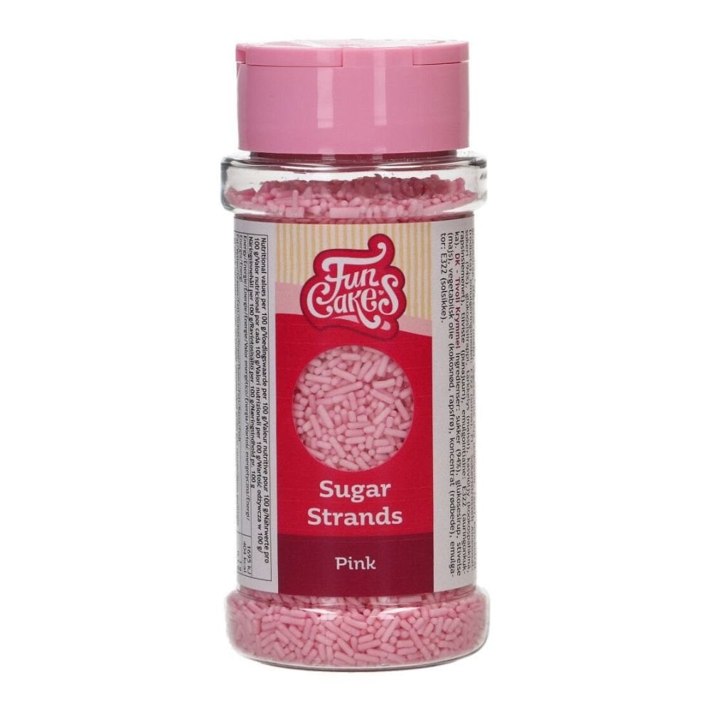 Pink Sugar Strands 80g