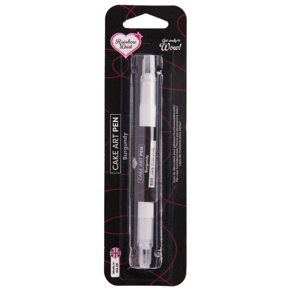 Double Ended Cake Art Pen 5g - Burgundy