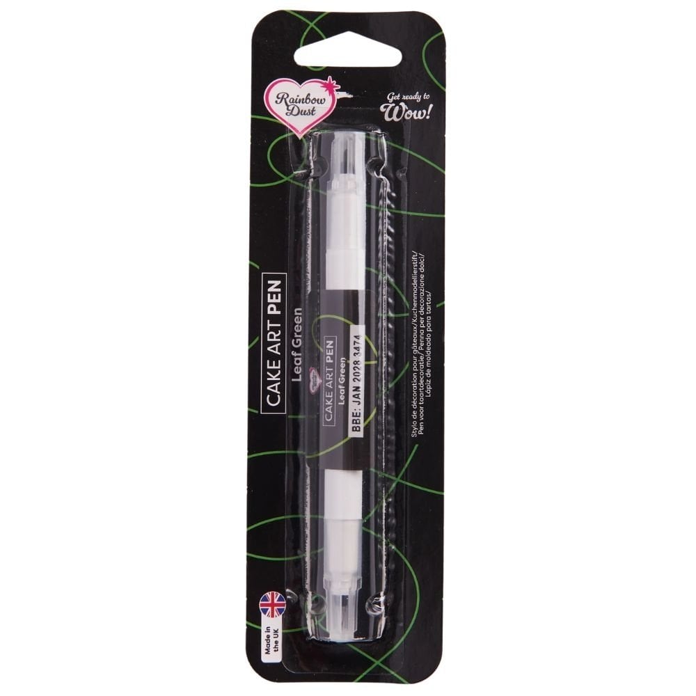 Double Ended Cake Art Pen 5g - Leaf Green