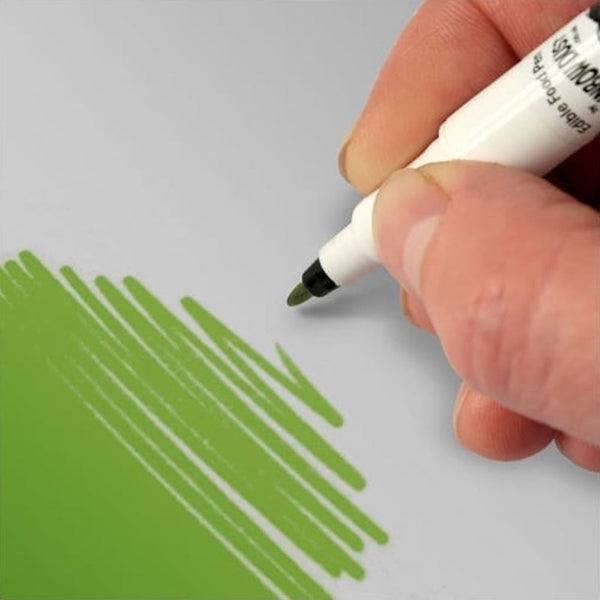 Double Ended Cake Art Pen 5g - Leaf Green