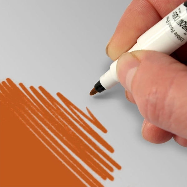 Double Ended Cake Art Pen 5g - Orange