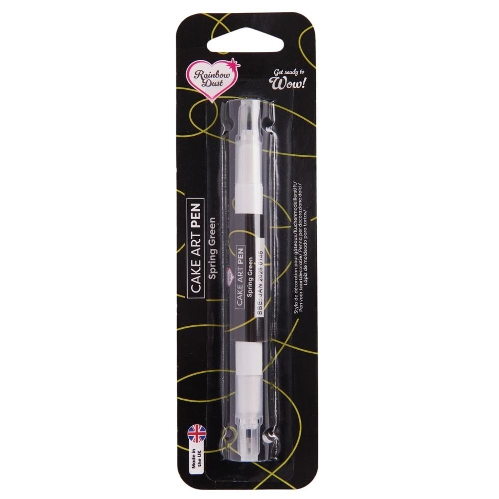 Double Ended Cake Art Pen 5g - Spring Green