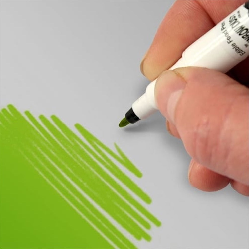 Double Ended Cake Art Pen 5g - Spring Green