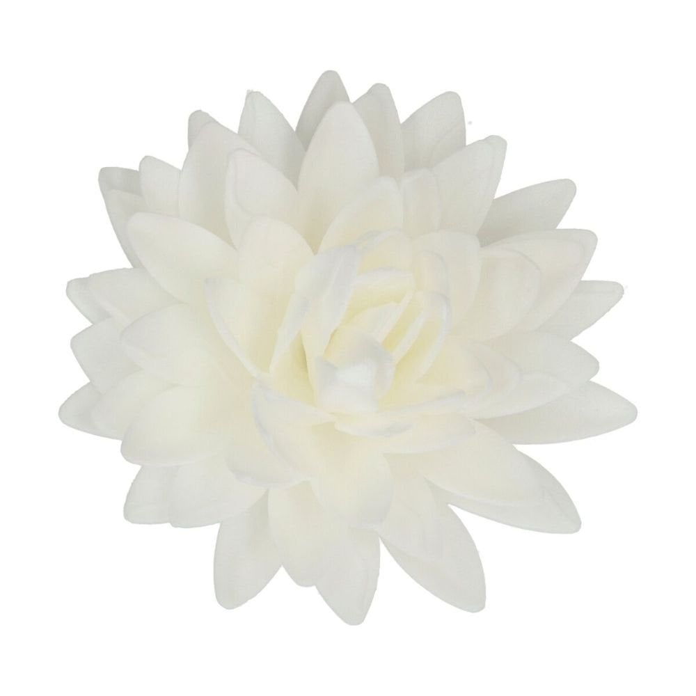 White Large Peony Deluxe Wafer Flower