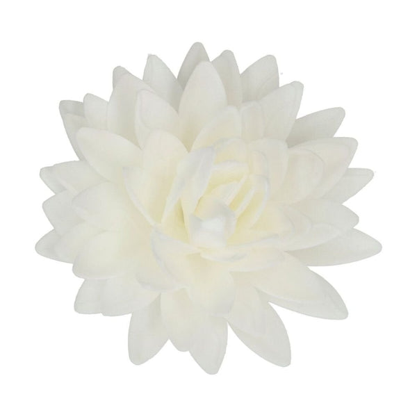 White Large Peony Deluxe Wafer Flower