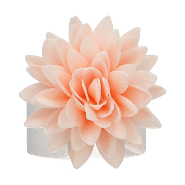 Orange Ombre Large Peony Deluxe Wafer Flower
