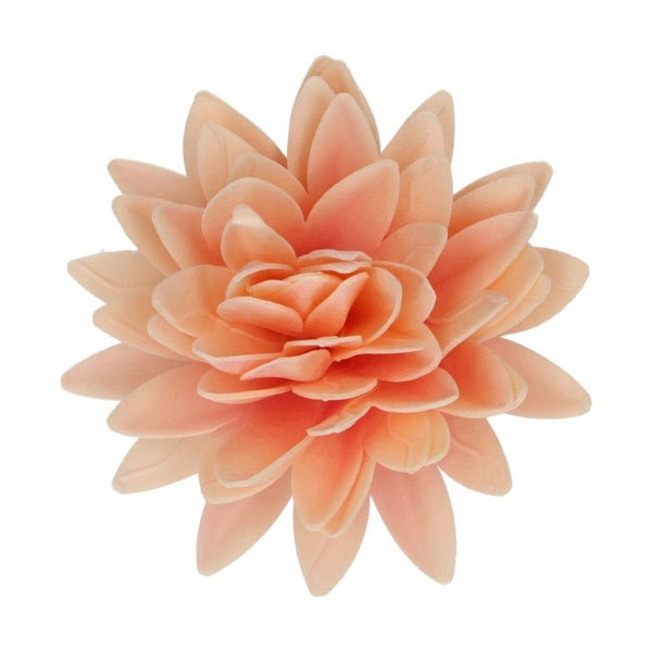 Orange Large Peony Deluxe Wafer Flower