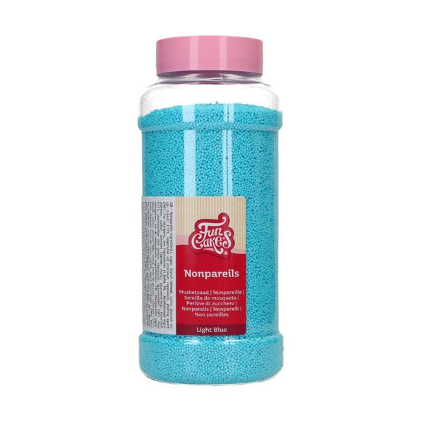 Light Blue Nonpareil Sprinkles