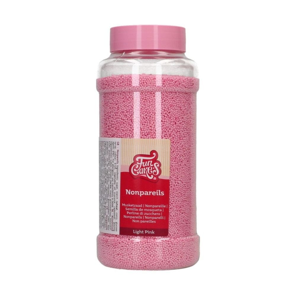 Light Pink Nonpareil Sprinkles