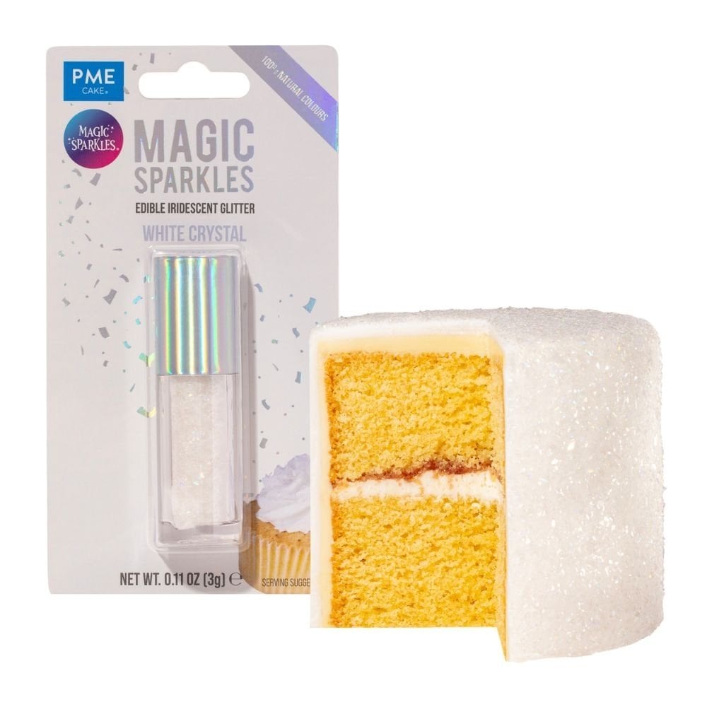 White Crystal - Edible Iridescent Glitter Magic Sparkles