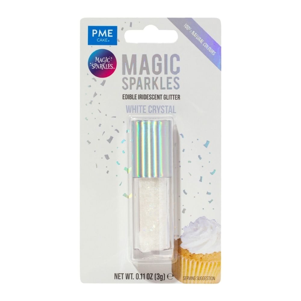 White Crystal - Edible Iridescent Glitter Magic Sparkles