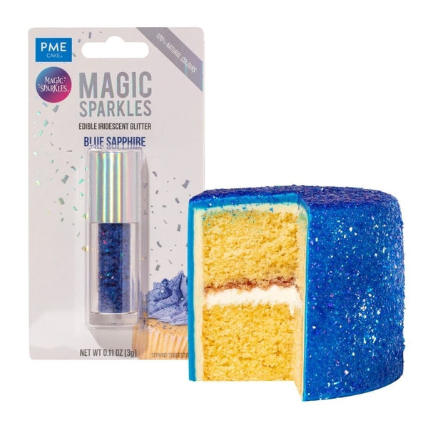 Blue Sapphire - Edible Iridescent Glitter Magic Sparkles