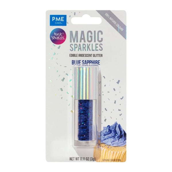Blue Sapphire - Edible Iridescent Glitter Magic Sparkles