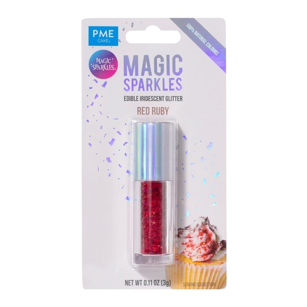 Red Ruby - Edible Iridescent Glitter Magic Sparkles