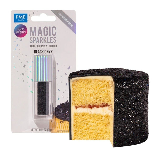 Black Onyx - Edible Iridescent Glitter Magic Sparkles