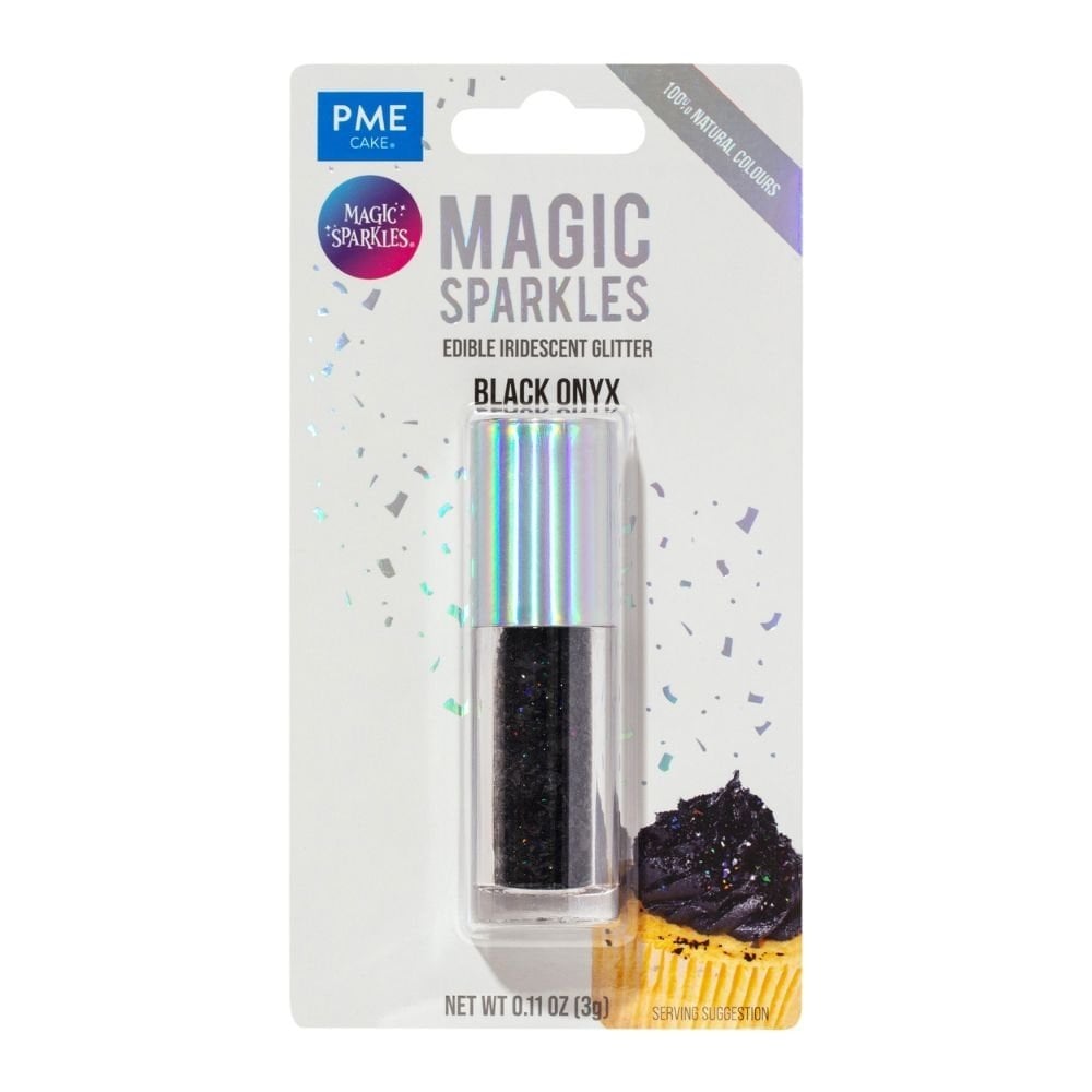 Black Onyx - Edible Iridescent Glitter Magic Sparkles