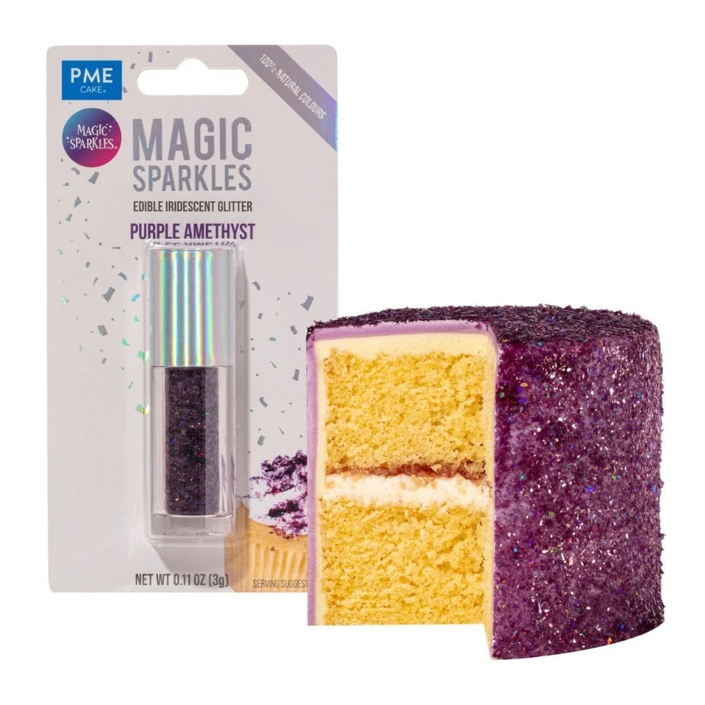 Purple Amethyst - Edible Iridescent Glitter Magic Sparkles