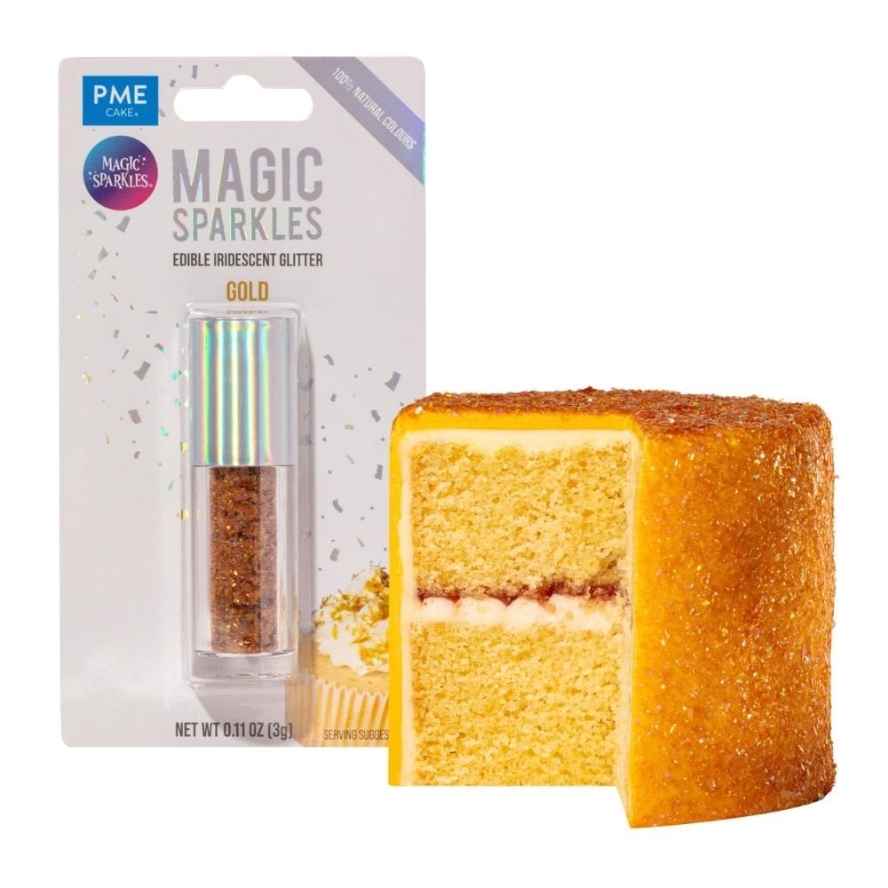 Gold - Edible Iridescent Glitter Magic Sparkles