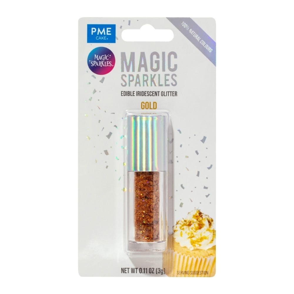 Gold - Edible Iridescent Glitter Magic Sparkles