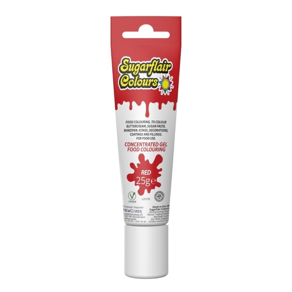 Red Tube Gel Colour 25g