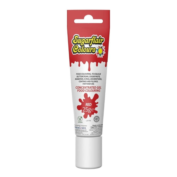 Red Tube Gel Colour 25g