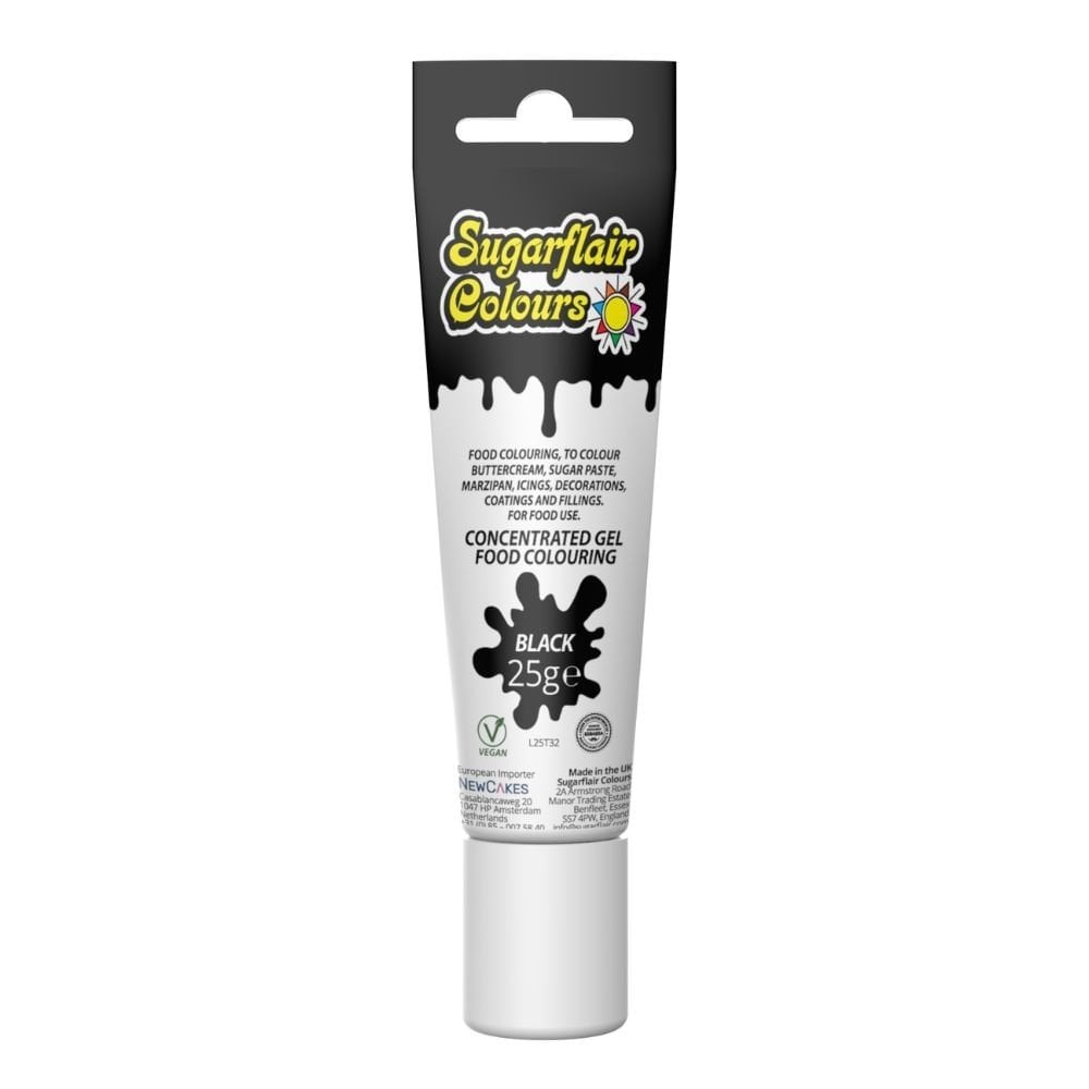 Black Tube Gel Colour 25g