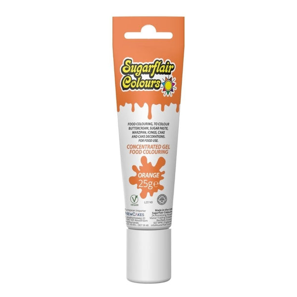 Orange Tube Gel Colour 25g