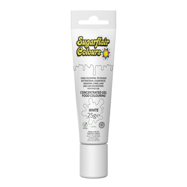 White Tube Gel Colour 25g