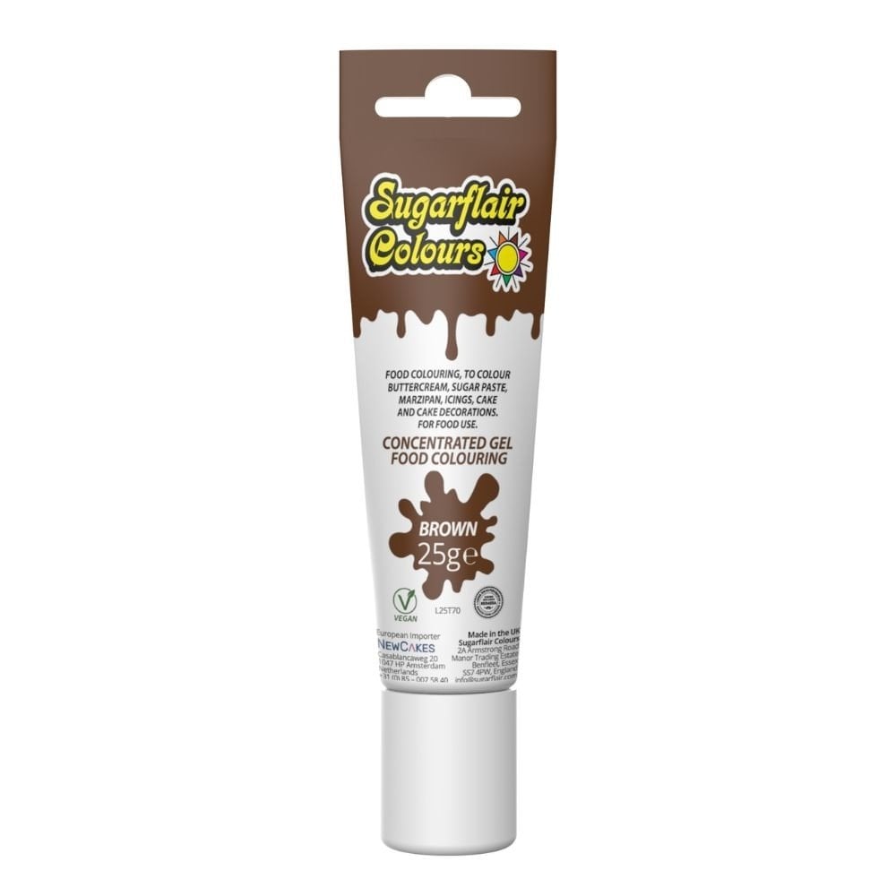 Brown Tube Gel Colour 25g