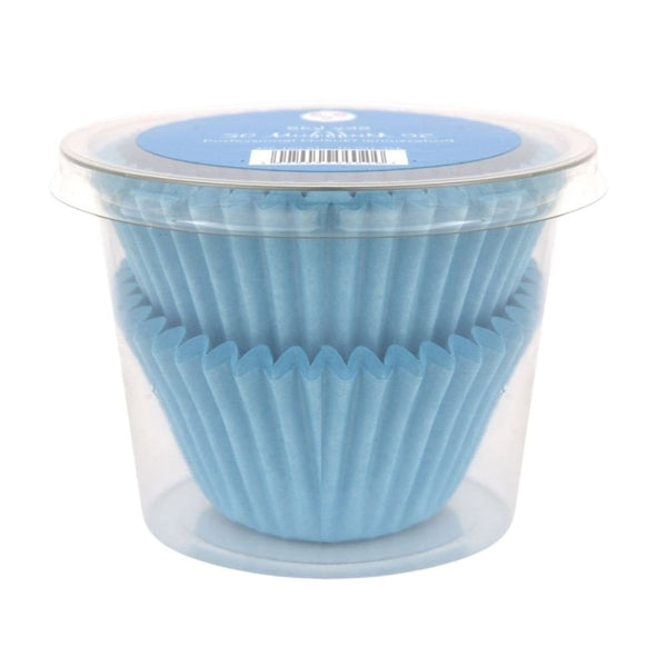 Sky Blue Muffin Baking Cases x 50