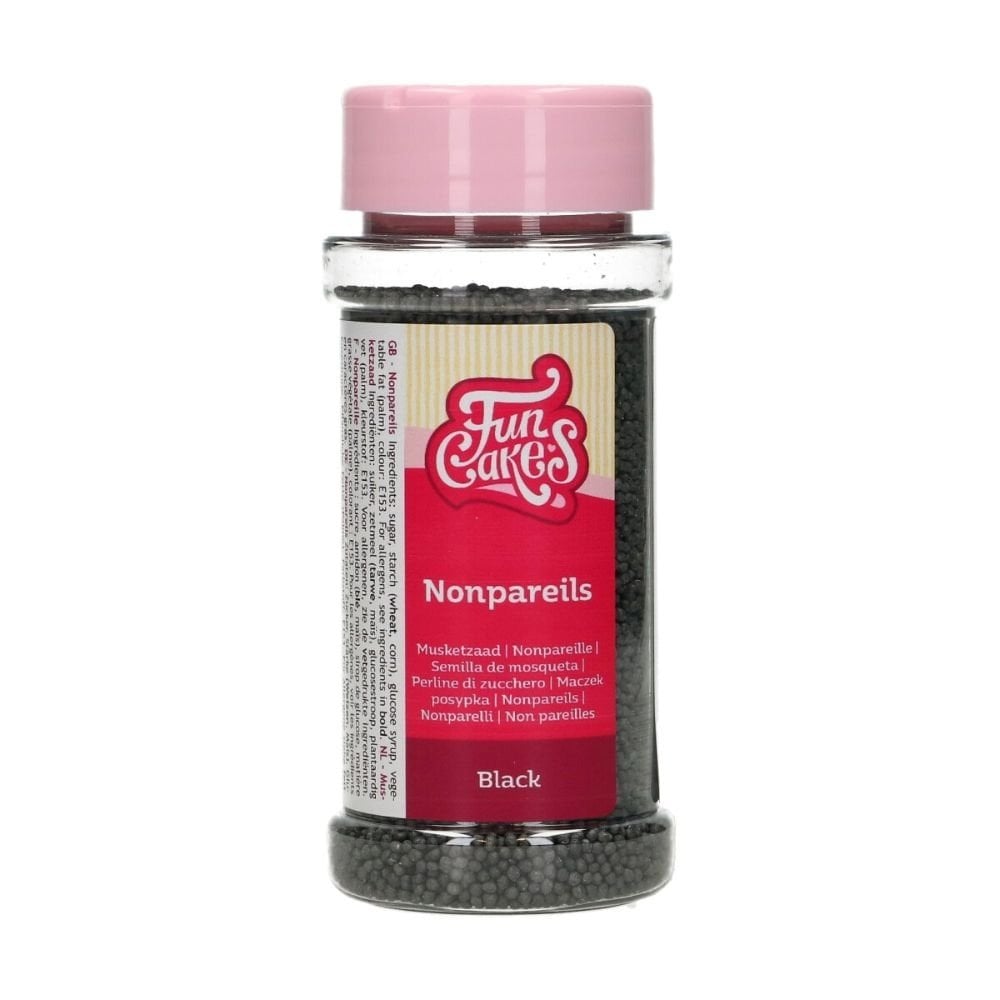 Black Nonpareil Sprinkles