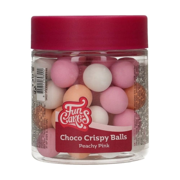 Peachy Pink Choco Crispy Balls 130g