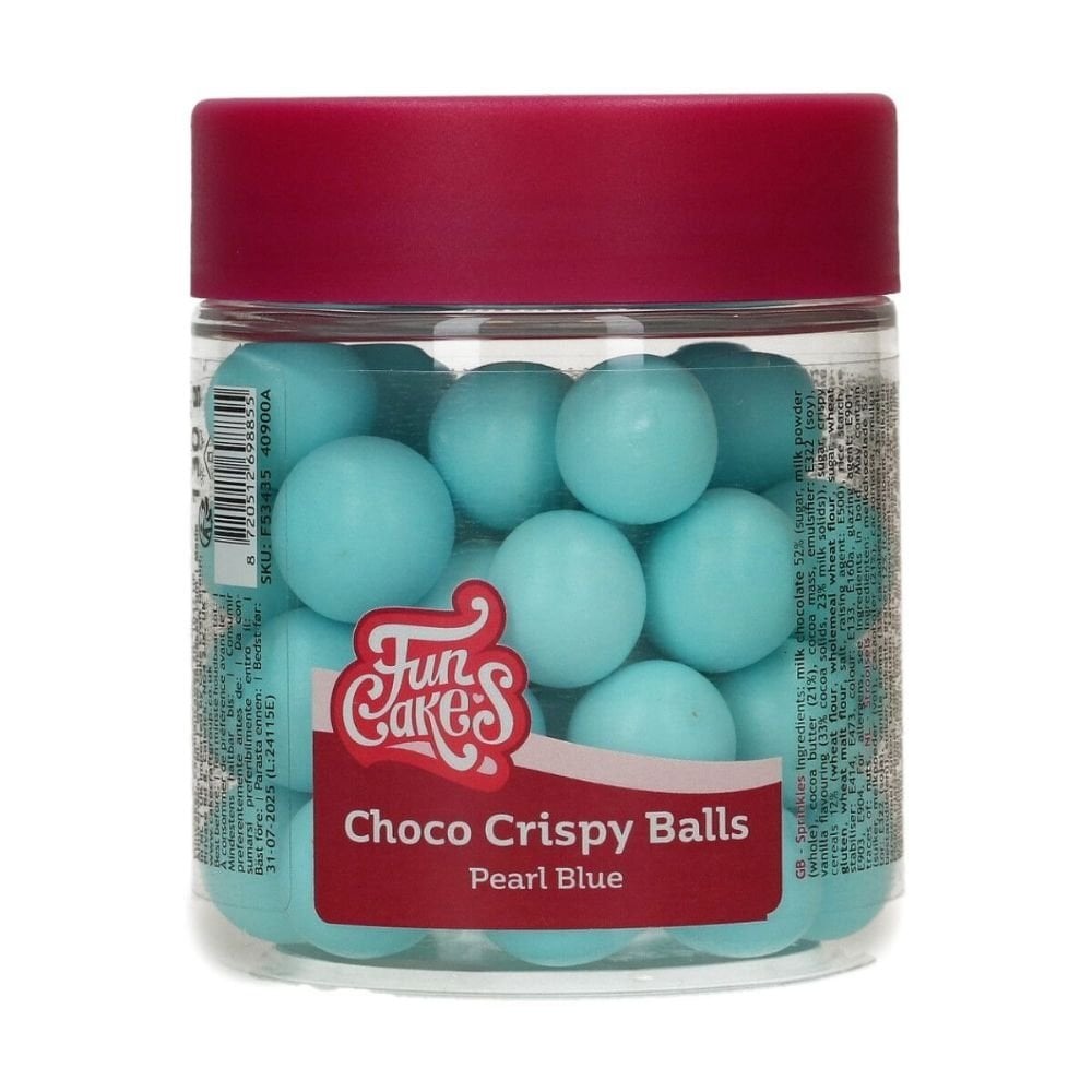 Bubblegum Blue Choco Crispy Balls 130g