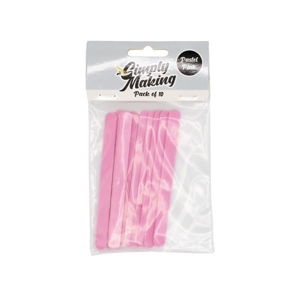Pink Pastel Cakesicle Sticks x 10