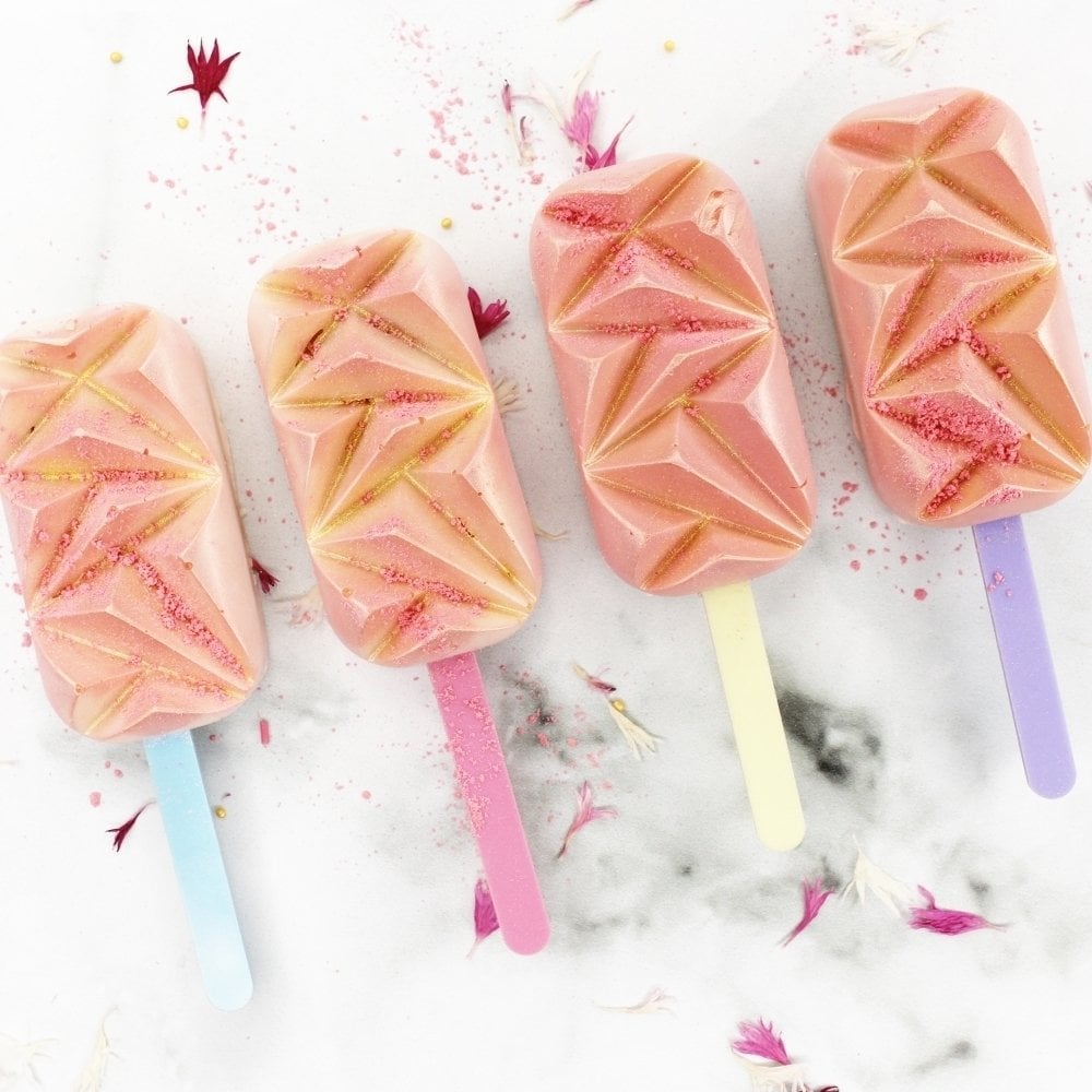 Yellow Pastel Cakesicle Sticks x 10
