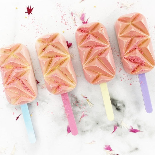 Yellow Pastel Cakesicle Sticks x 10
