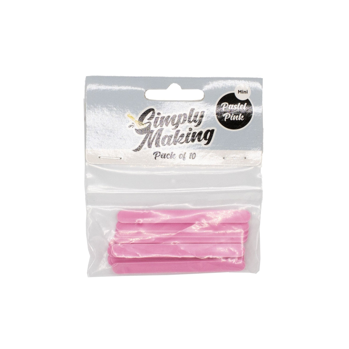 Pink Pastel Cakesicle Sticks x 10