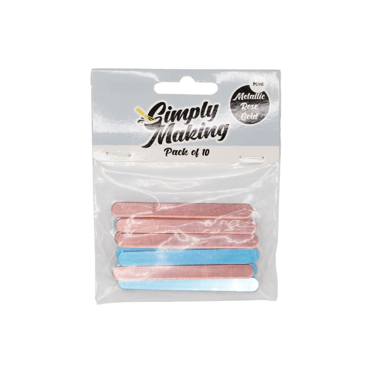 Rose Gold Metallic Cakesicle Sticks x 10