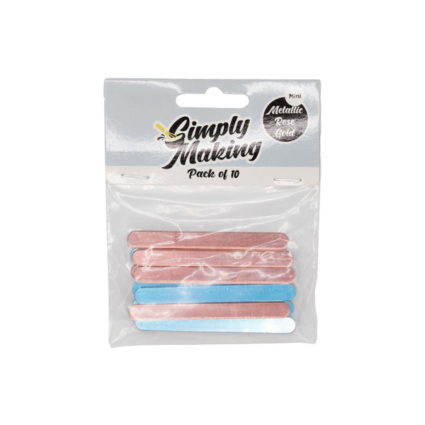 Rose Gold Metallic Cakesicle Sticks x 10