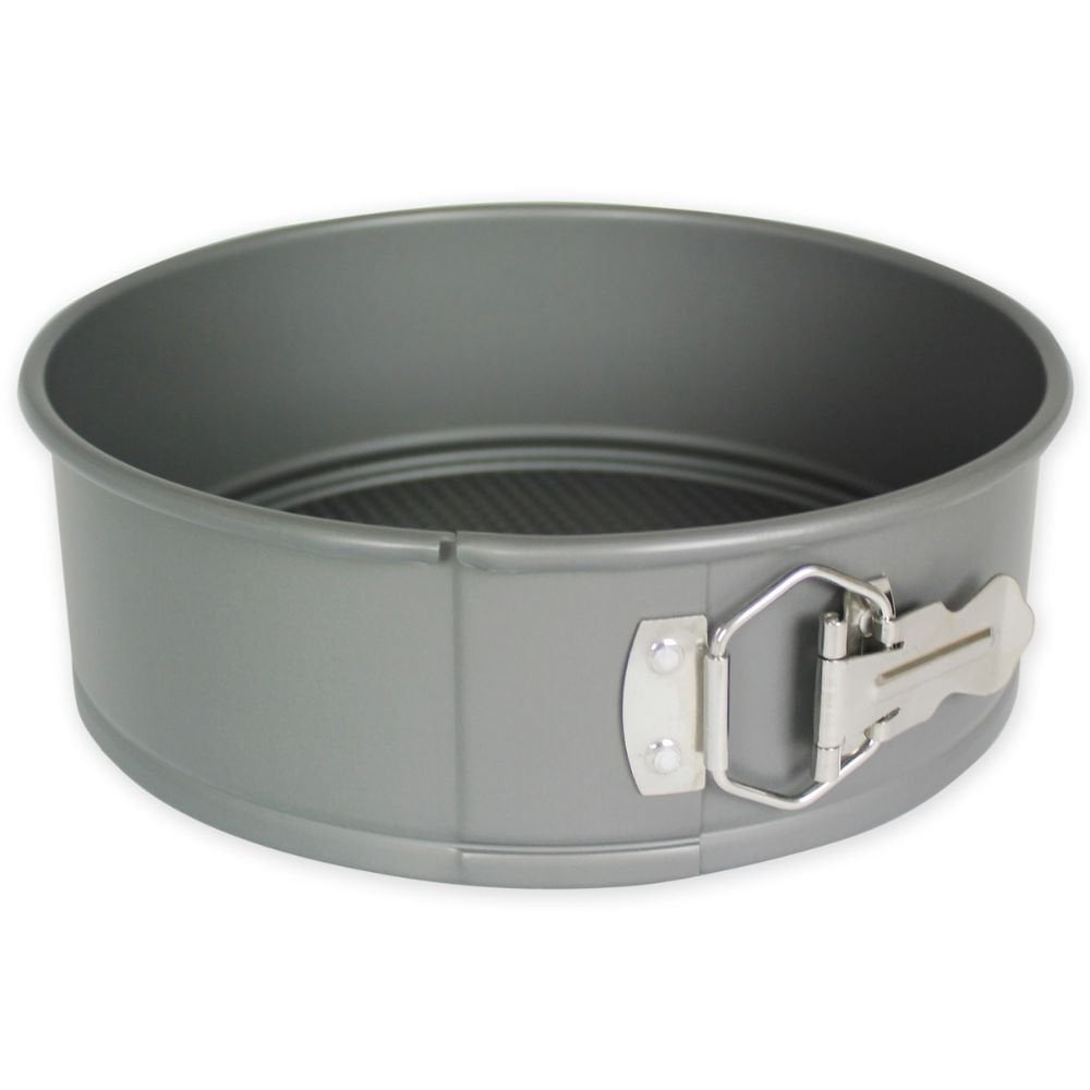Silver Round Anodised Springform Cake Tin 9" x 3"