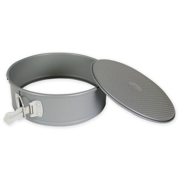 Silver Round Anodised Springform Cake Tin 9" x 3"